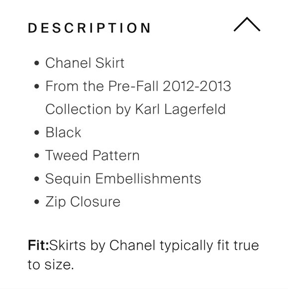 CHANEL 2012 -2013 Lagerfeld Collection Sequin Skirt - Picture 5 of 5